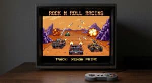 Review: Rock n’\”Roll Racing — Velocidad, armas y rock clásico